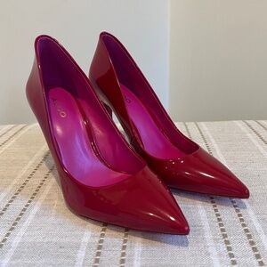 Red Patent Aldo Pumps